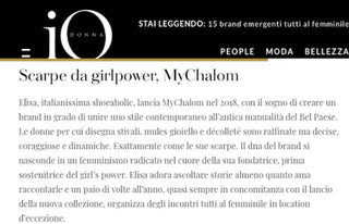 MyChalom on ioDonna #iodonna #corrieredellasera